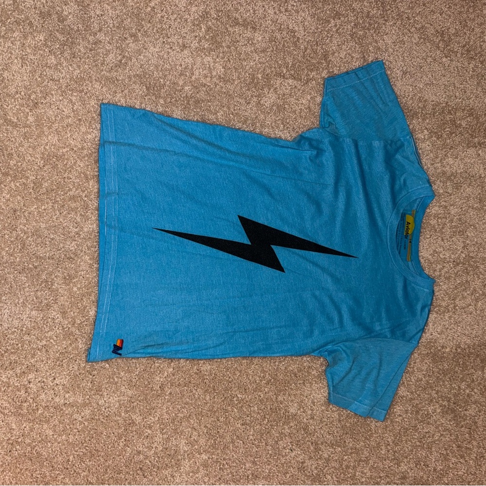 Blue Lightning Bolt Women’s T-Shirt
